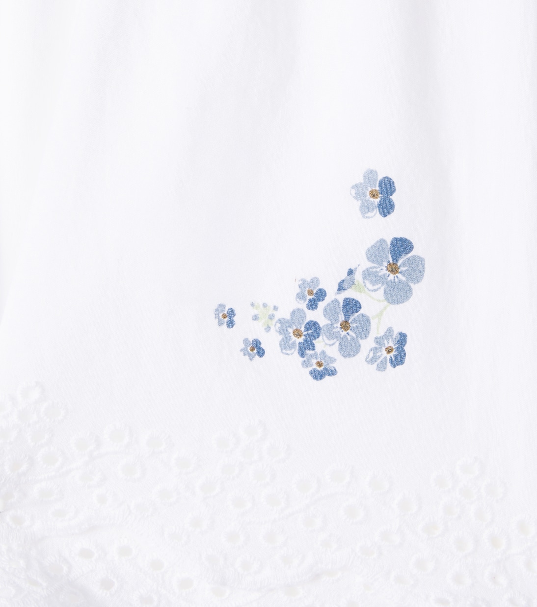 Floral ruffled cotton shorts | Konges Sløjd