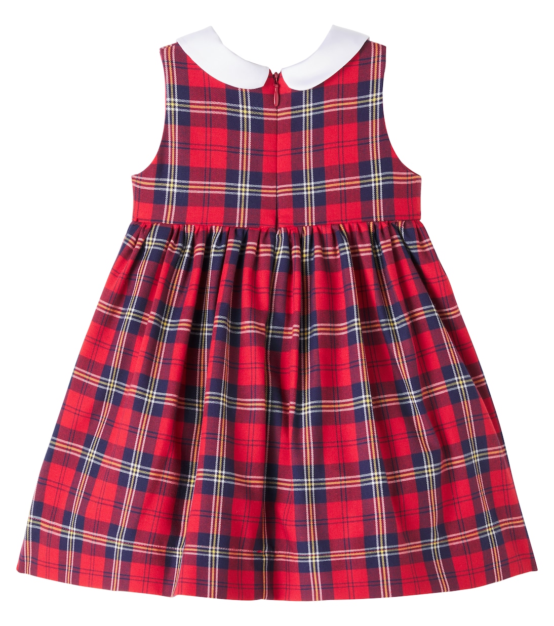Baby - Abito in misto cotone a quadri | Monnalisa