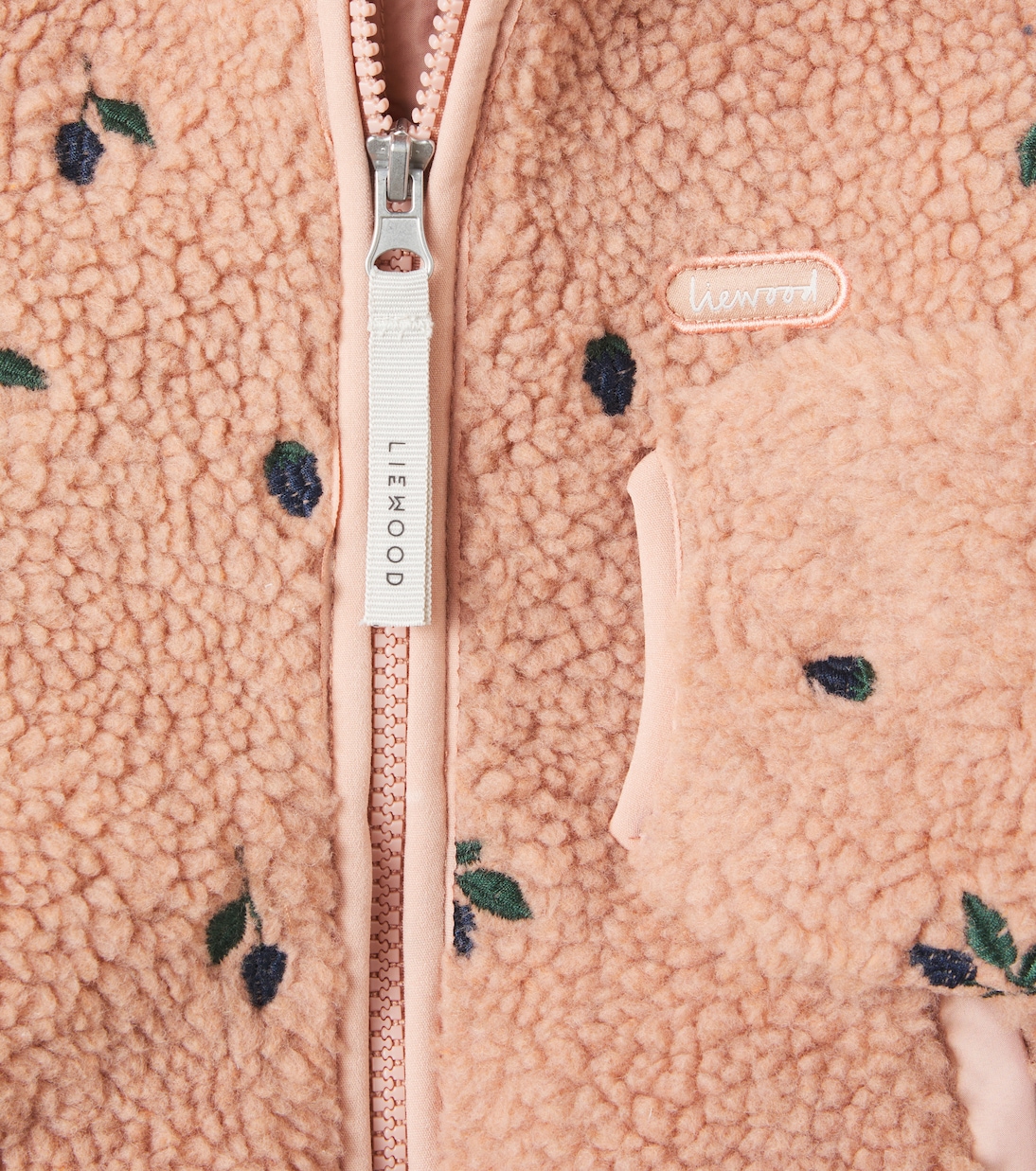 Baby Mara embroidered pile jacket | Liewood