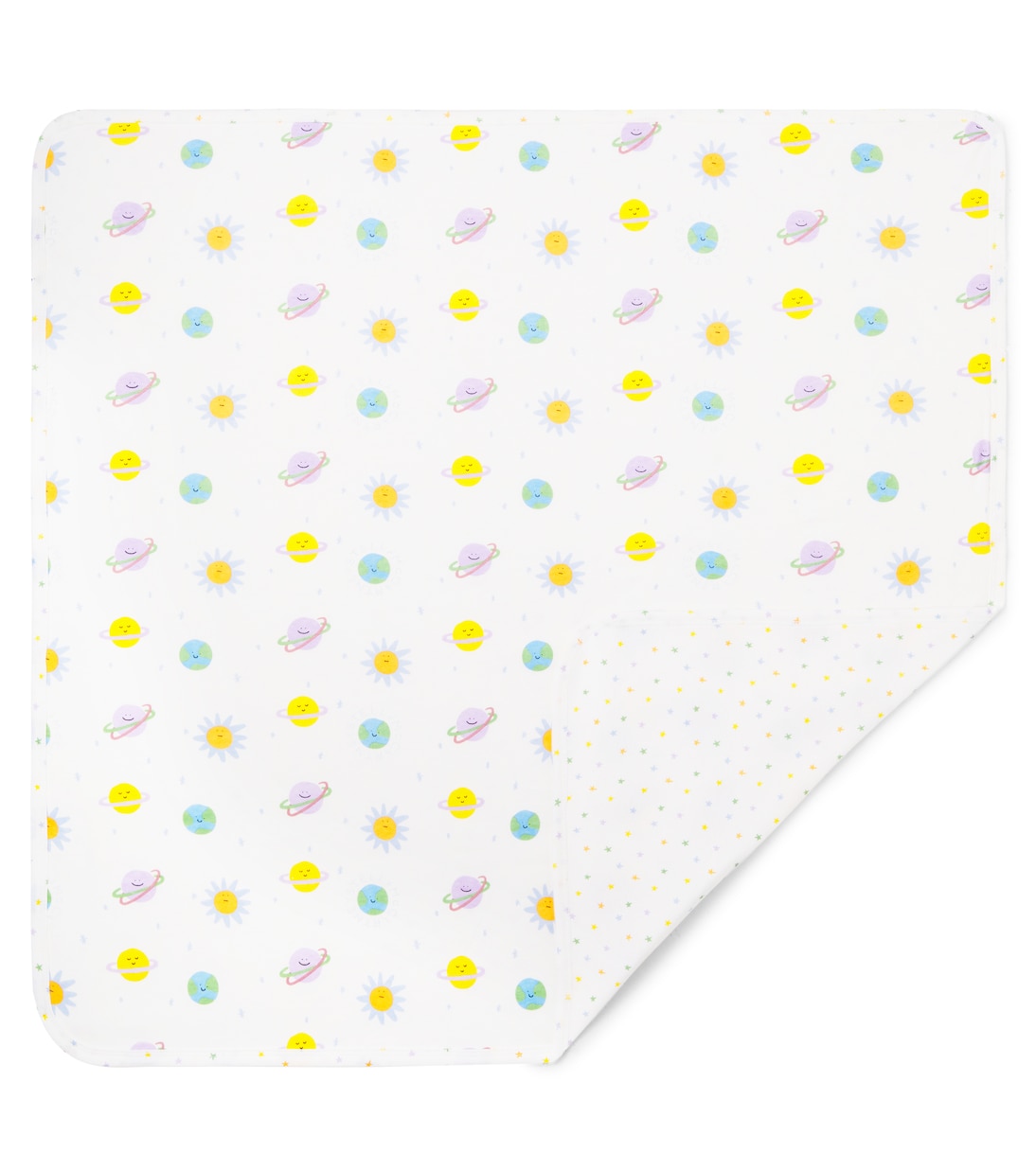 Baby cotton romper, hat, bodysuit, and blanket set | Stella McCartney Kids