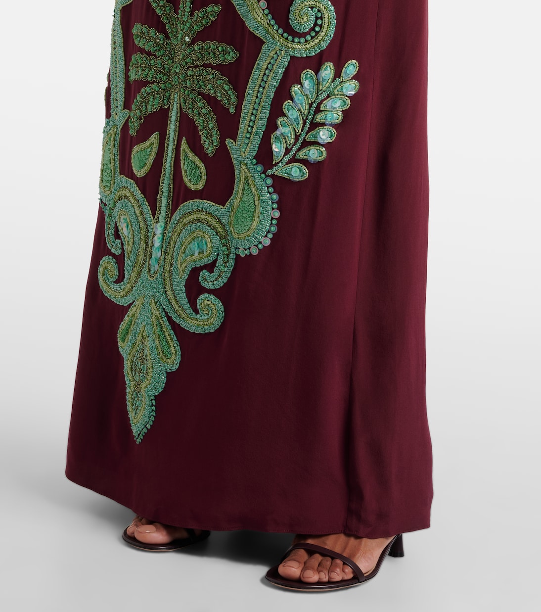 Aurora Magica beaded silk gown | Johanna Ortiz