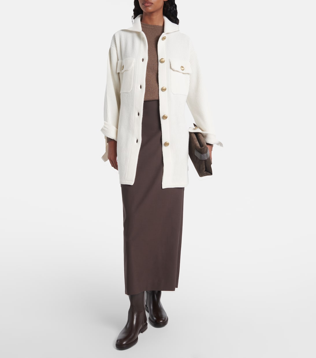 Cardigan aus Wolle, Kaschmir und Seide | Brunello Cucinelli