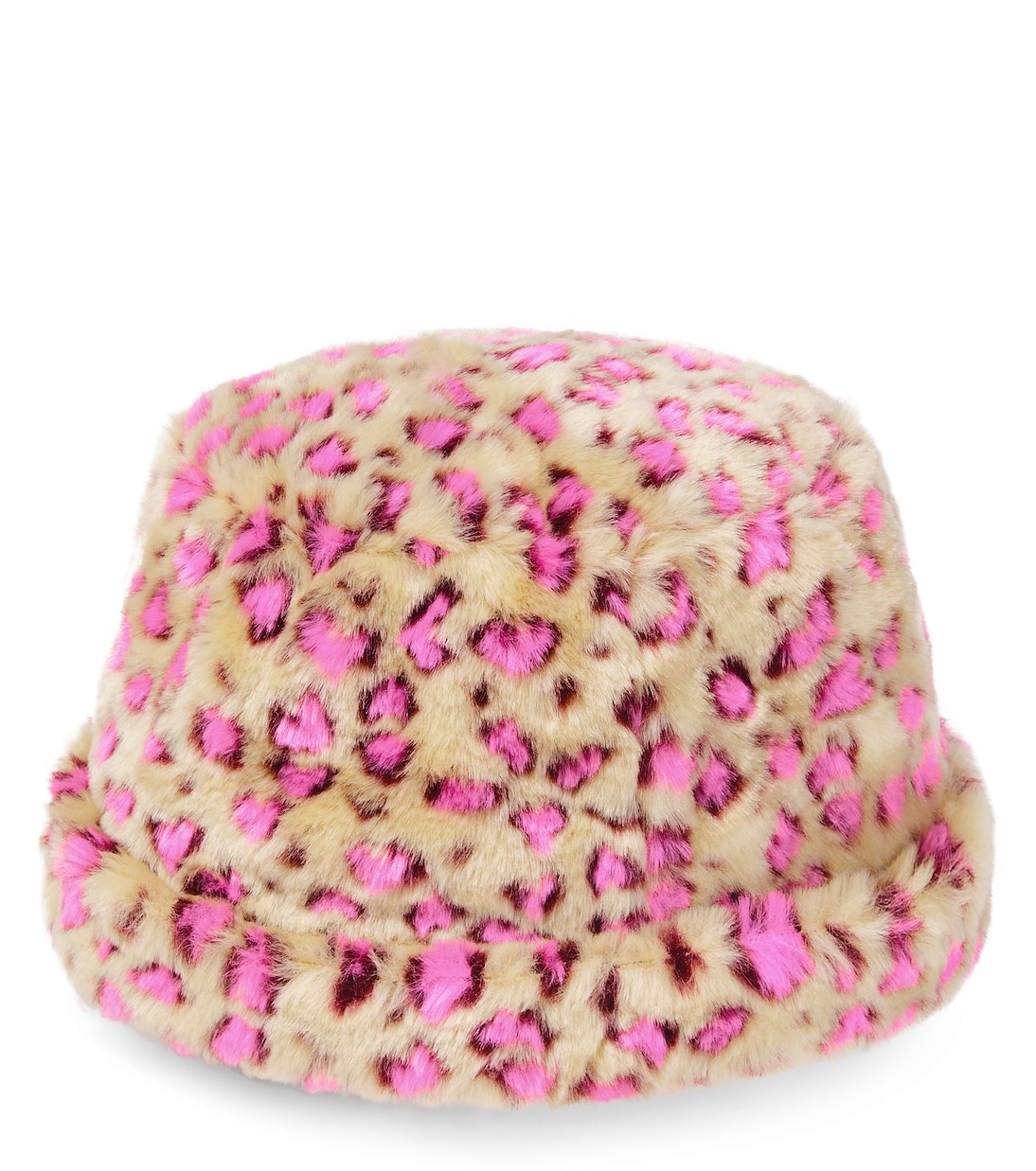 Printed faux-fur bucket hat | Jellymallow