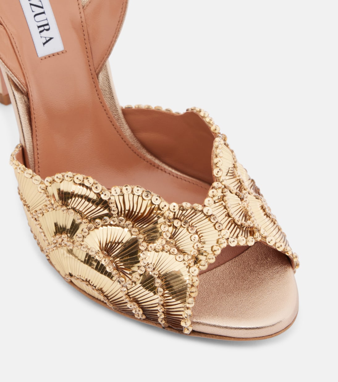 Ce Soir 105 embellished slingback sandals | Aquazzura