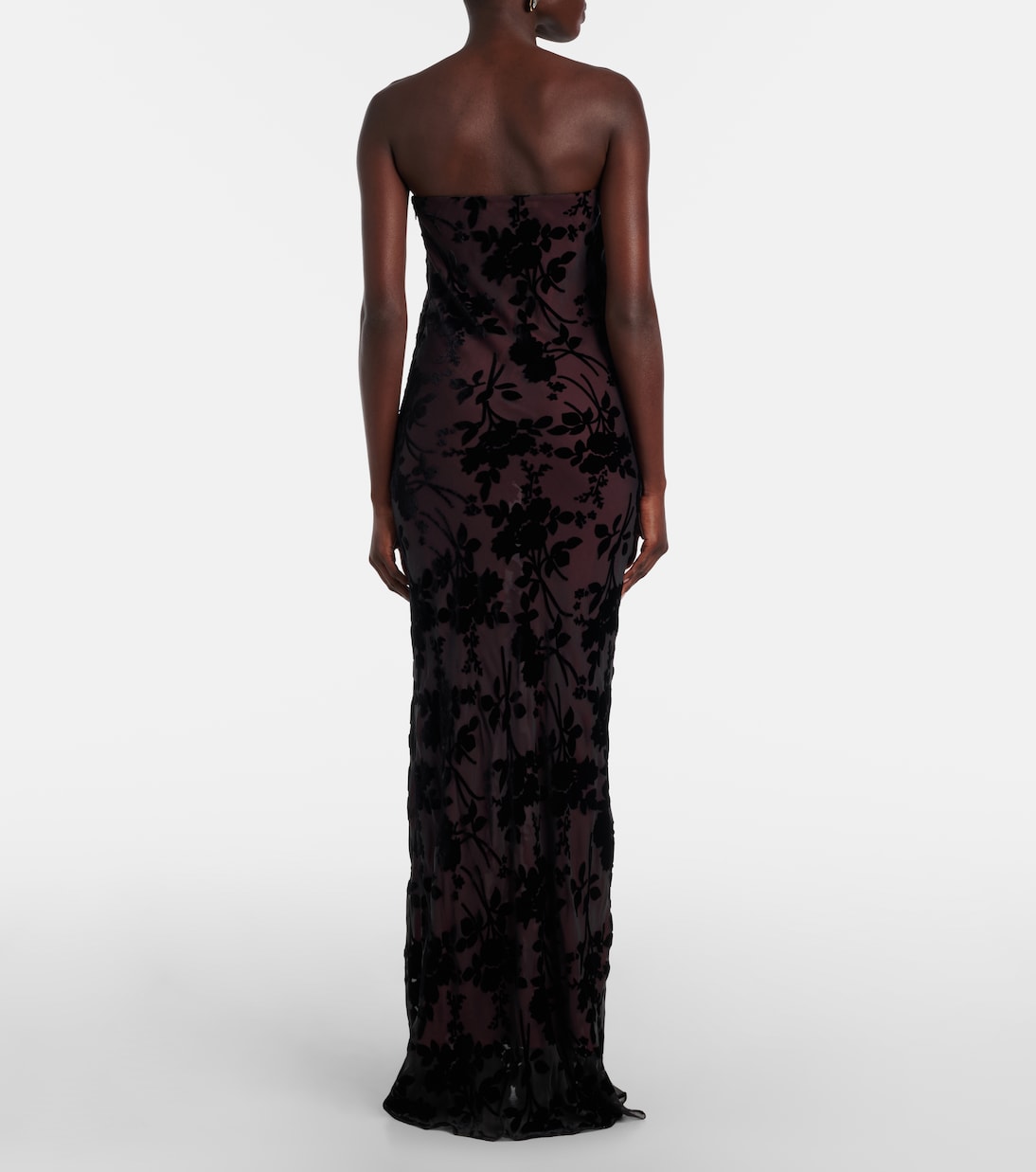 Floral devoré velvet gown | Rodarte
