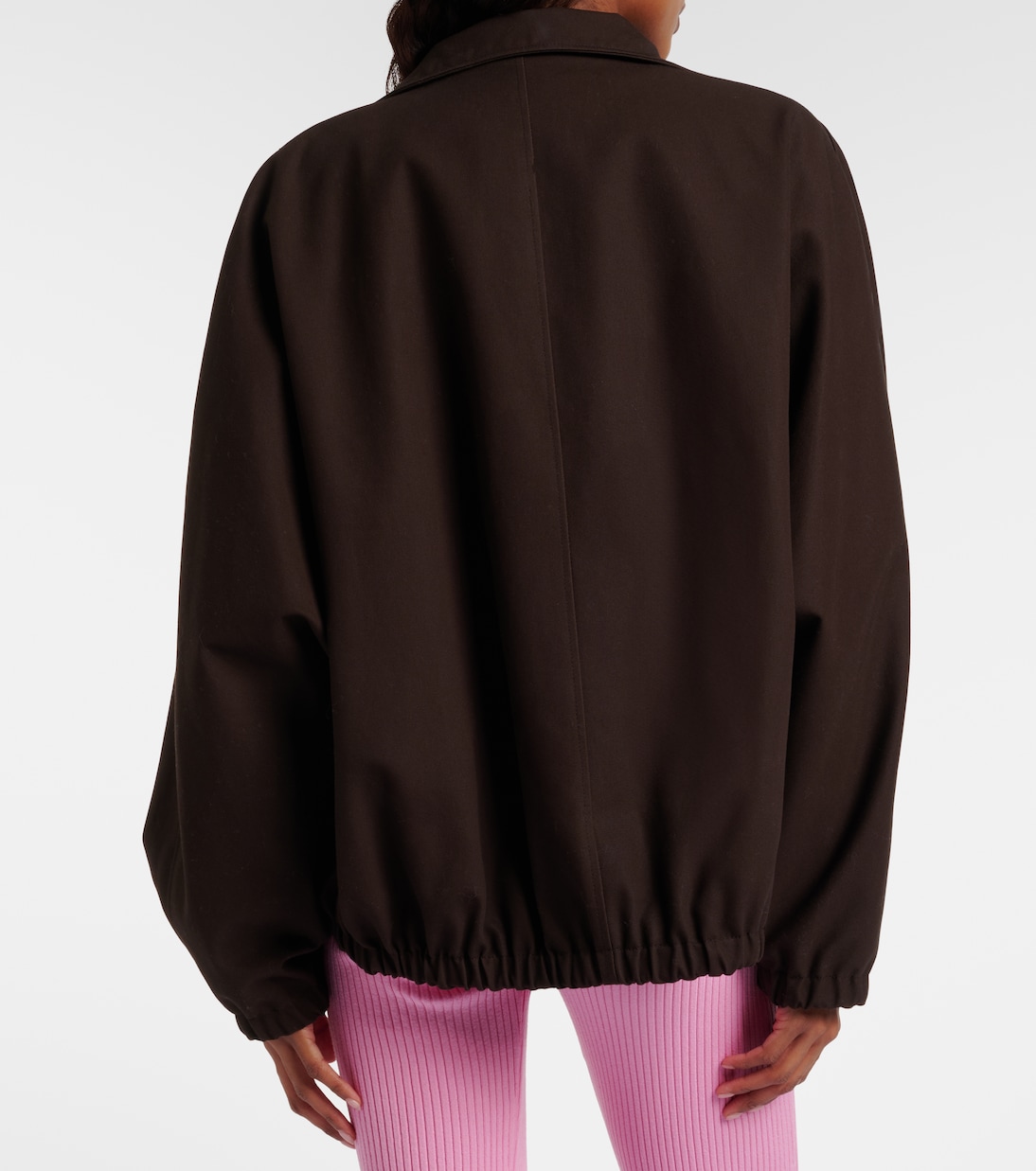 Cotton twill bomber jacket | Courrèges