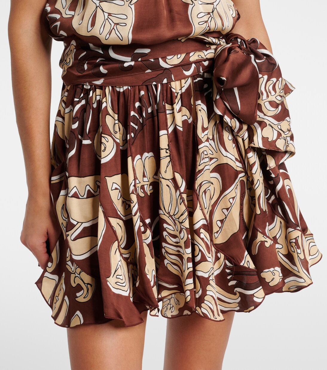 Vestido corto Bianca estampado | Poupette St Barth