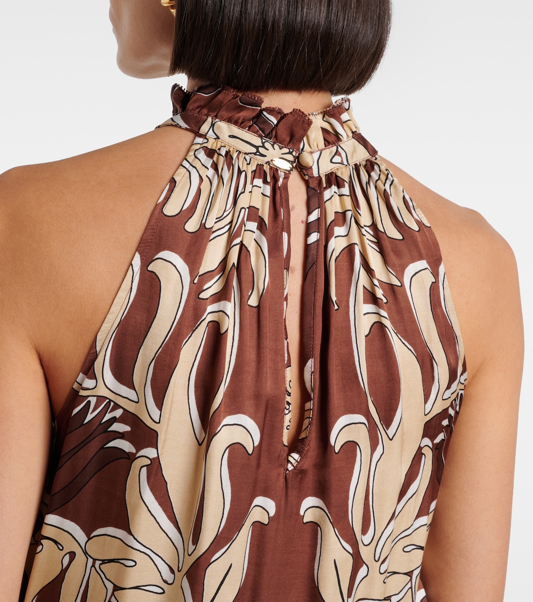 Vestido corto Bianca estampado | Poupette St Barth