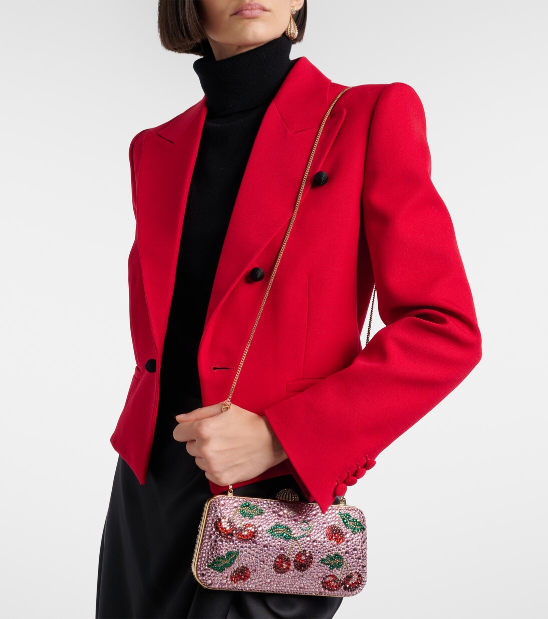 Clutch Carry Secrets Cherryfic | Valentino Garavani