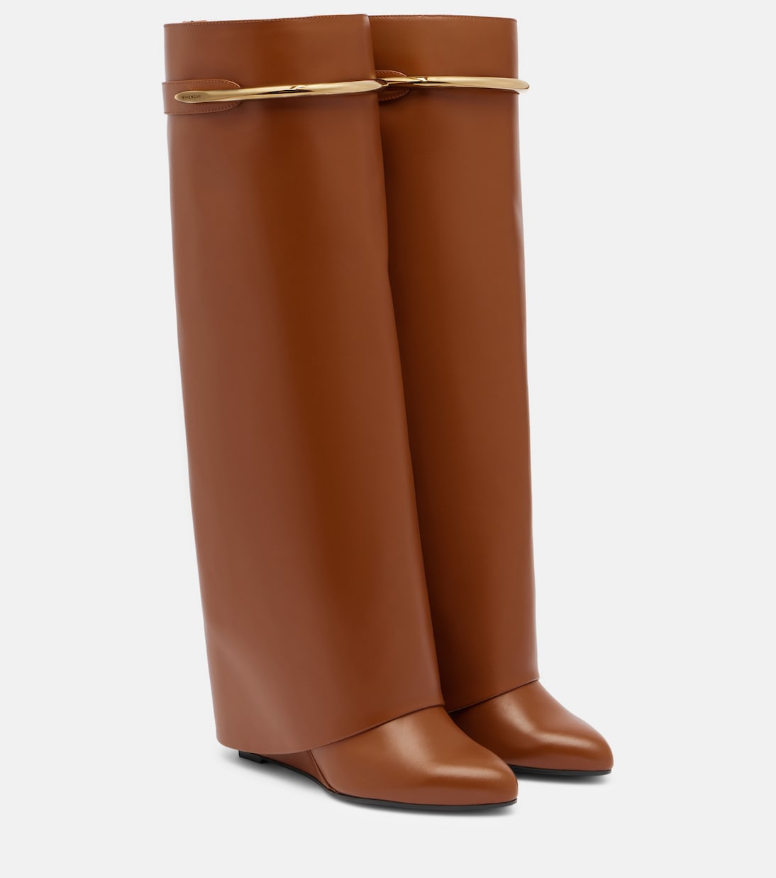 Shark 95 leather knee-high boots | Givenchy