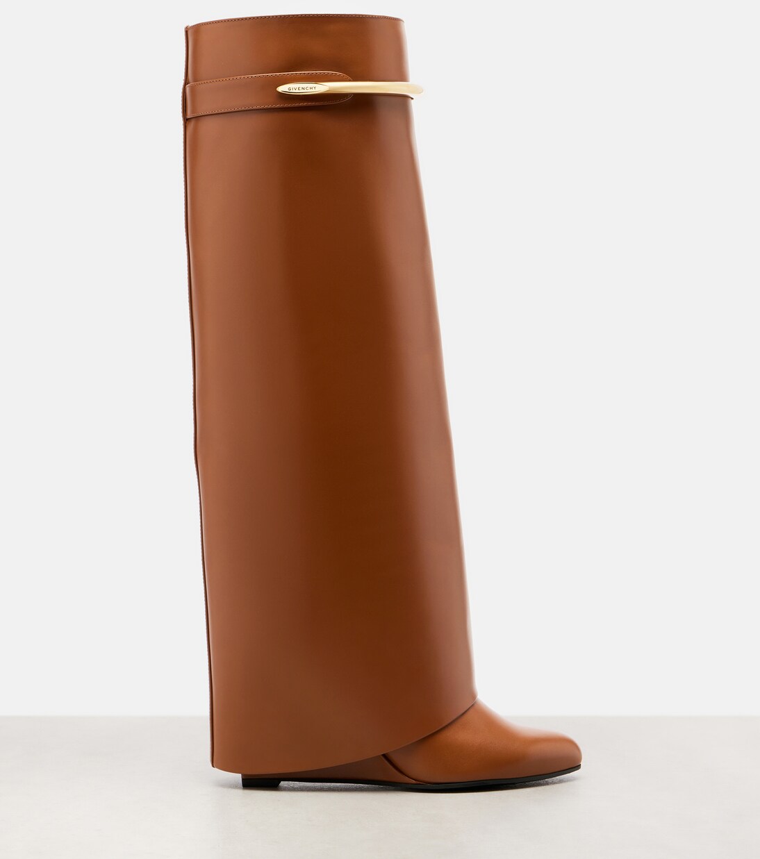 Shark 95 leather knee-high boots | Givenchy