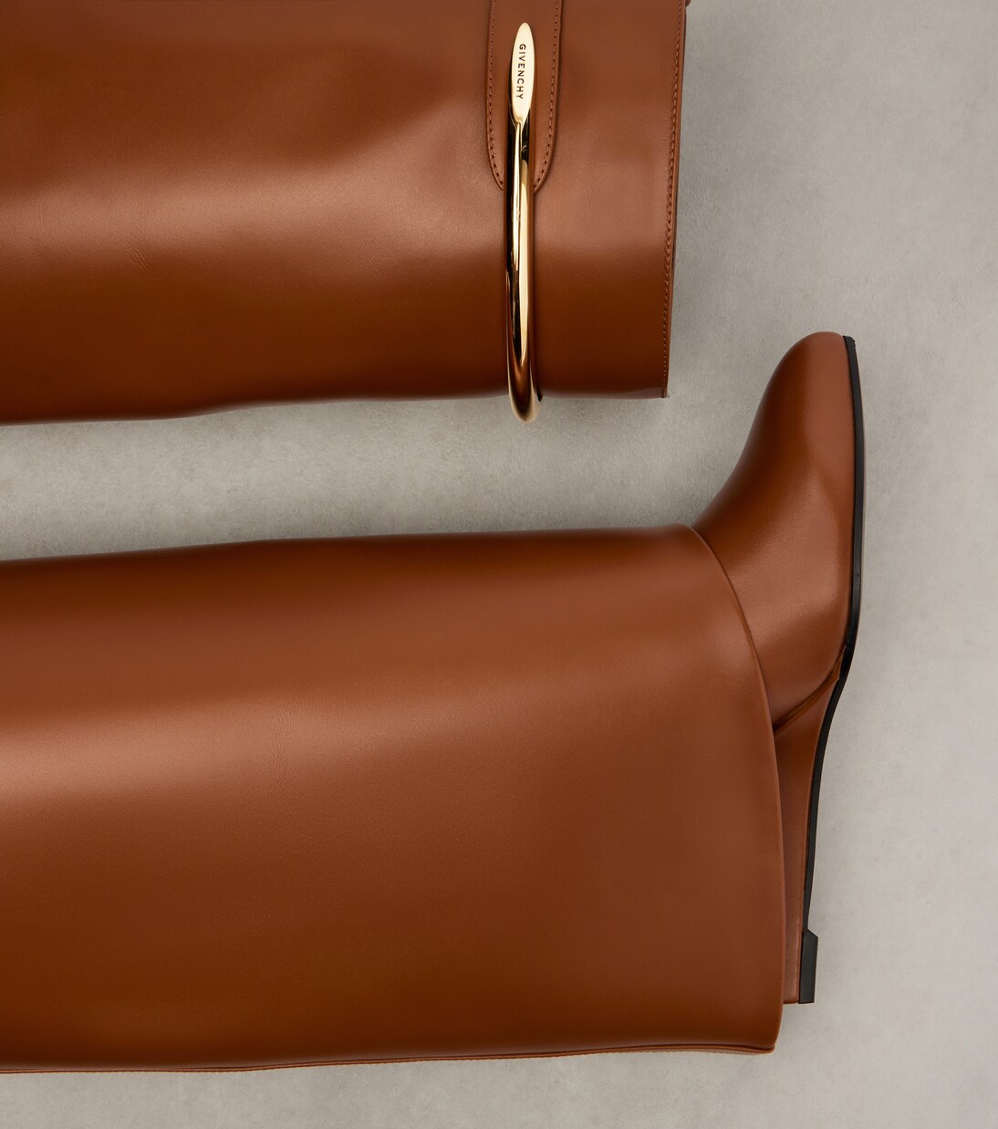 Shark 95 leather knee-high boots | Givenchy