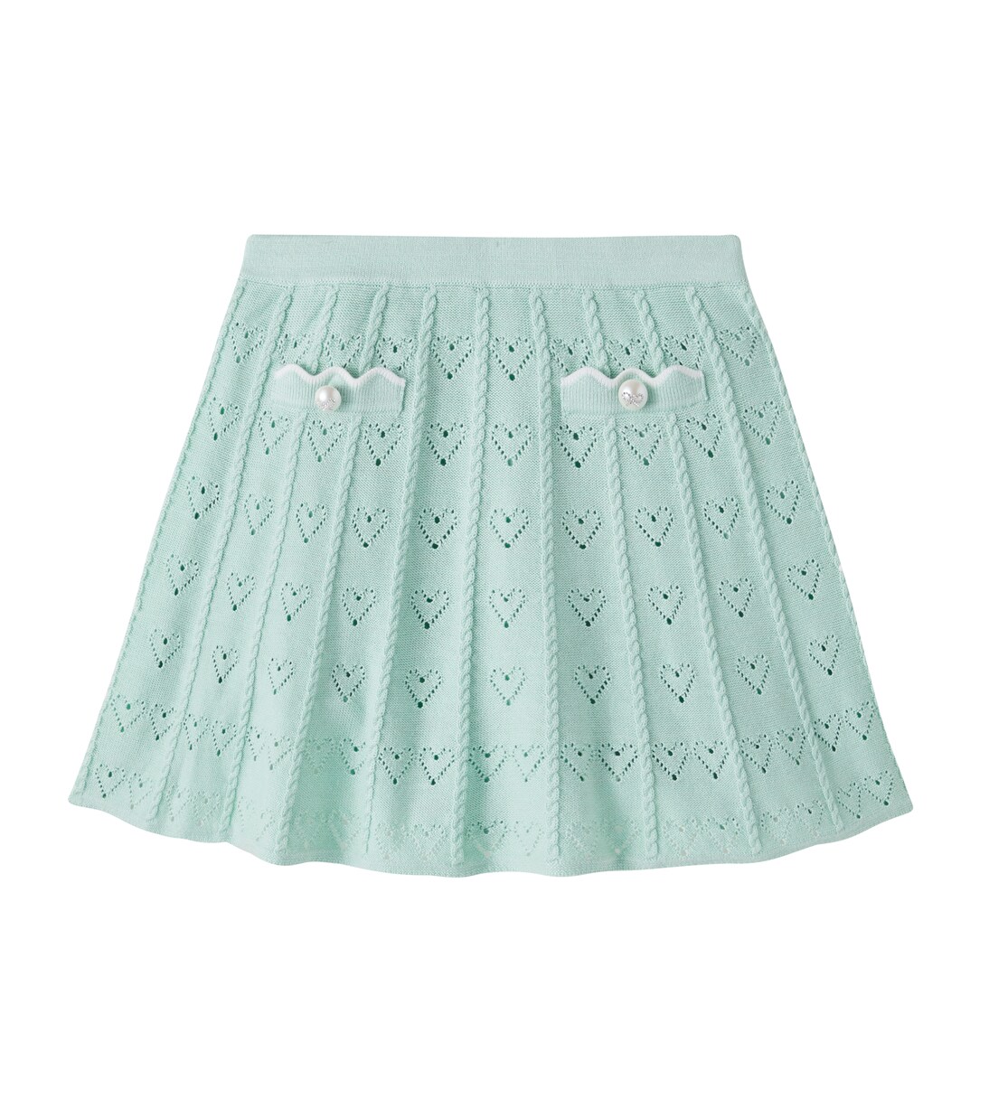 Pointelle skirt | Self-Portrait Kids