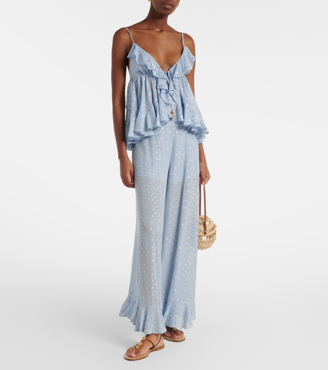 Daylight ruffled top | Zimmermann