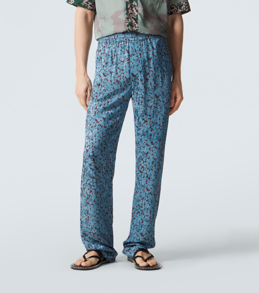 Printed straight pants | Dries Van Noten