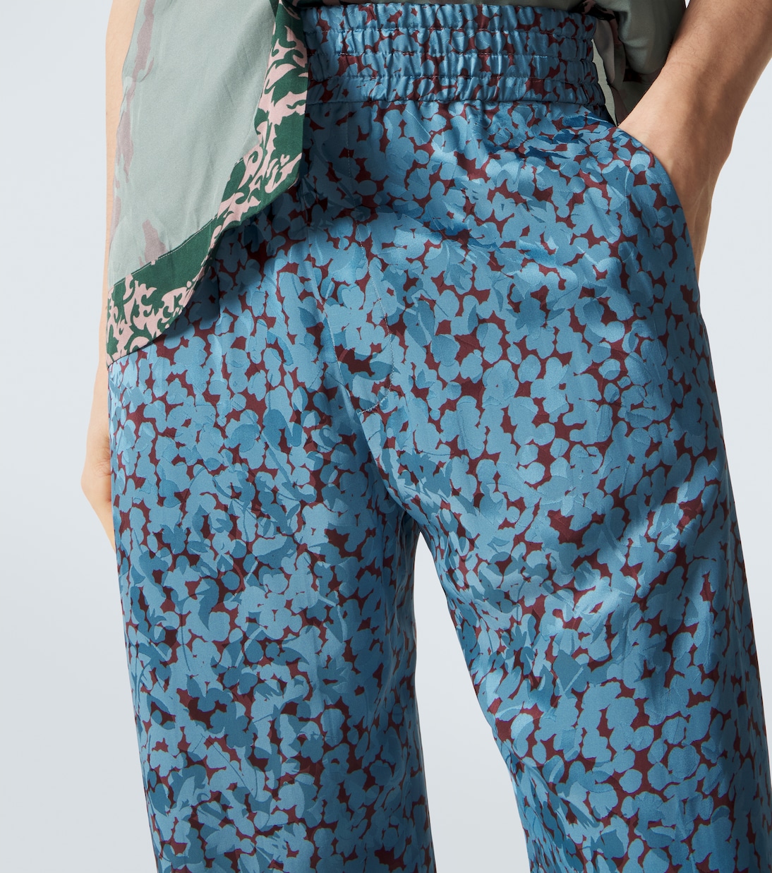 Printed straight pants | Dries Van Noten