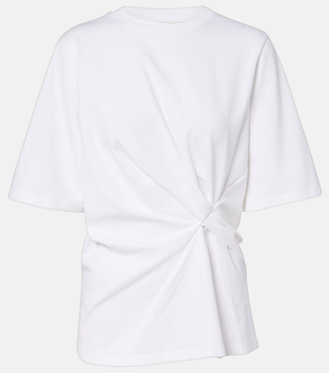 Gathered cotton T-shirt | Róhe