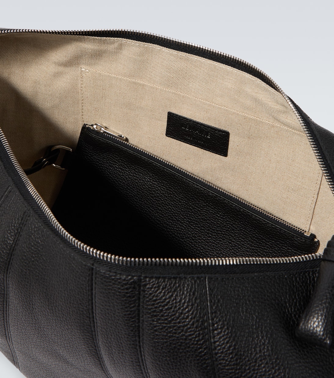 Croissant Large leather shoulder bag | Lemaire