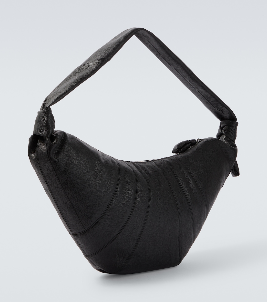 Croissant Large leather shoulder bag | Lemaire
