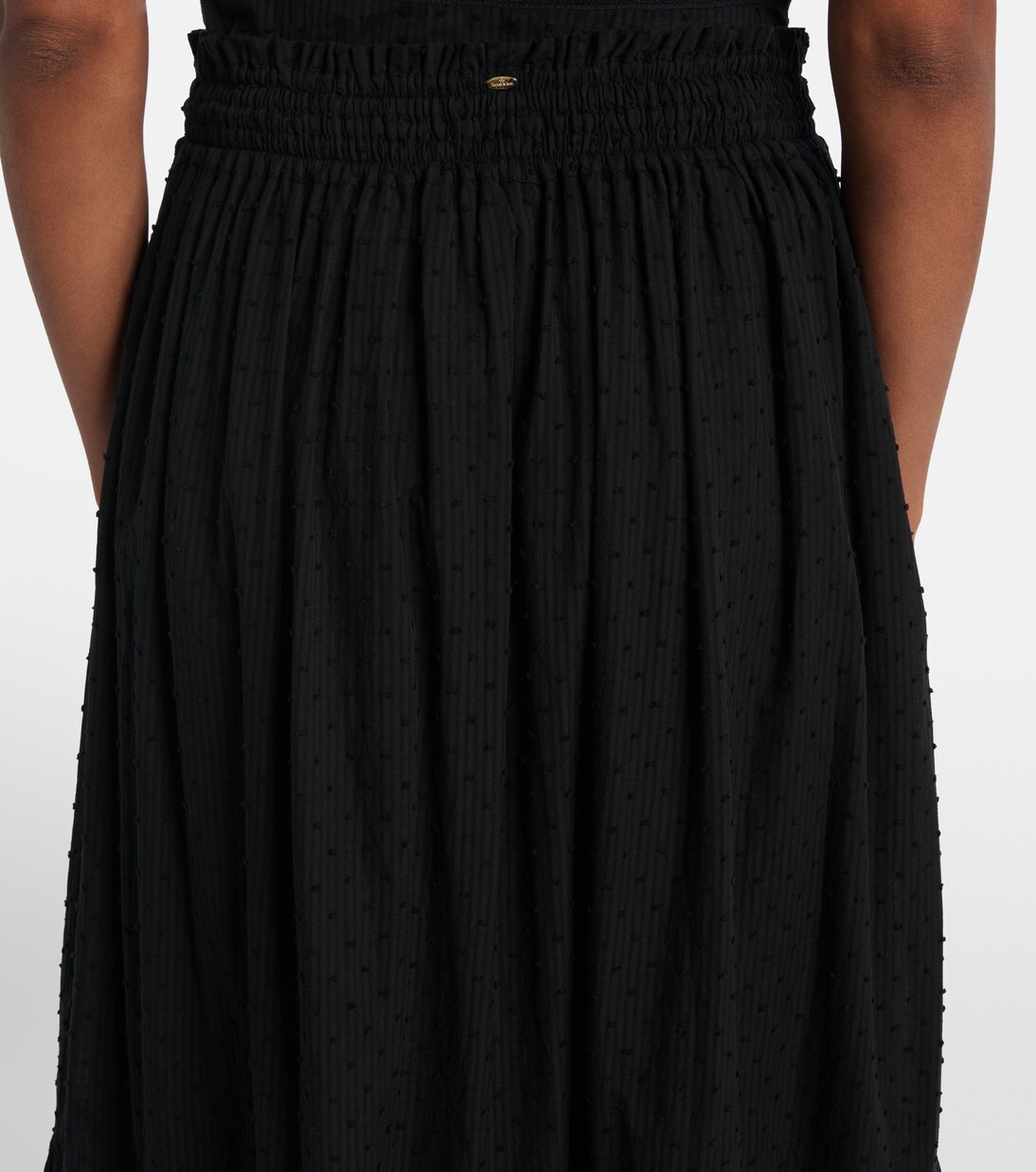 تنورة طويلة من القطن بطبقات Clara | Poupette St Barth