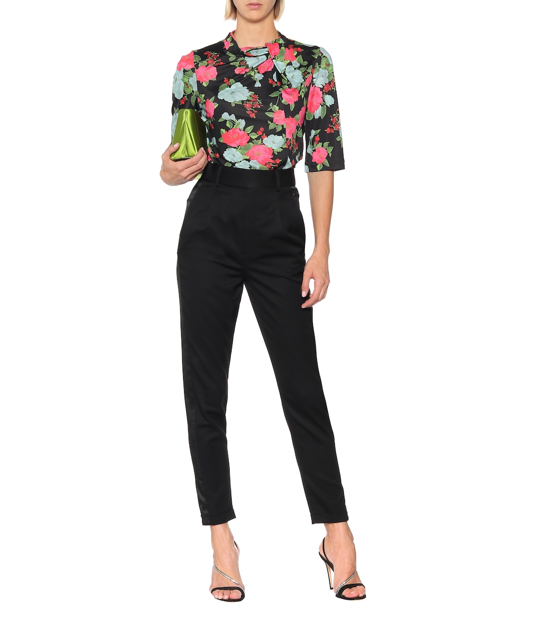 Top Kacey imprimé | Erdem