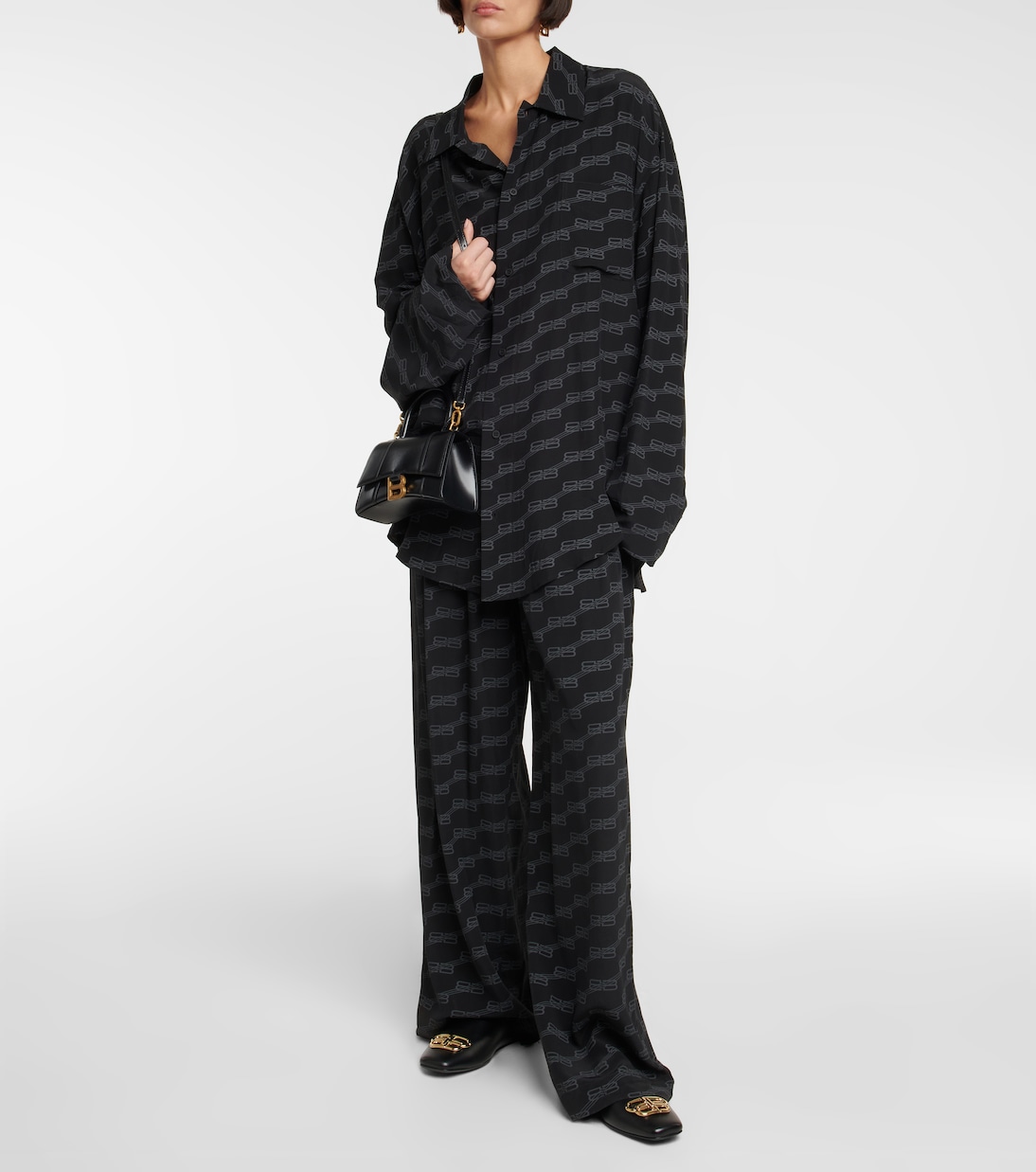 Slippers BB Cosy aus Leder | Balenciaga