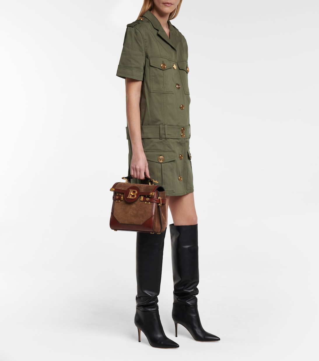 Abito chemisier di jeans | Balmain
