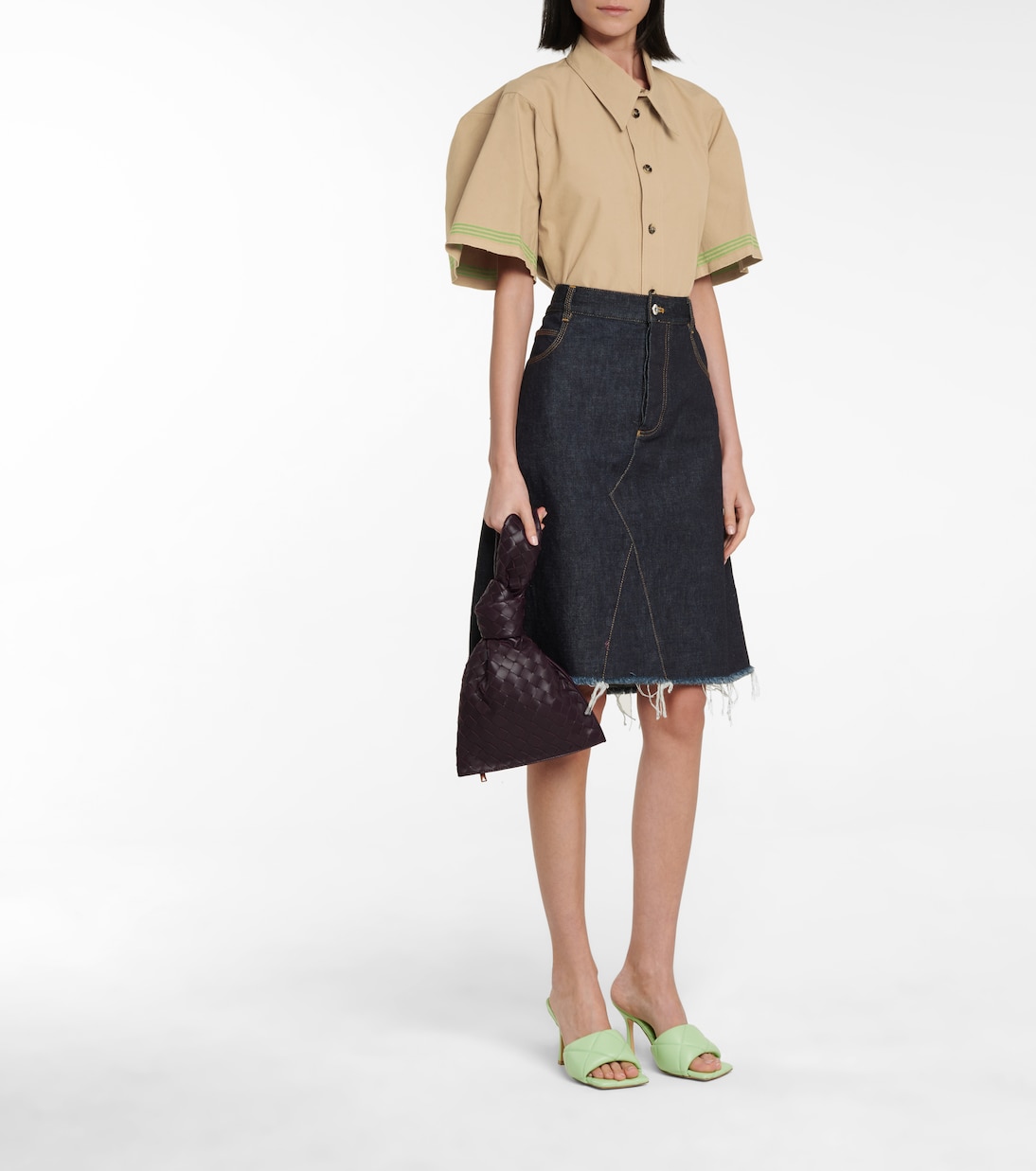 Rubber Lido leather sandals | Bottega Veneta