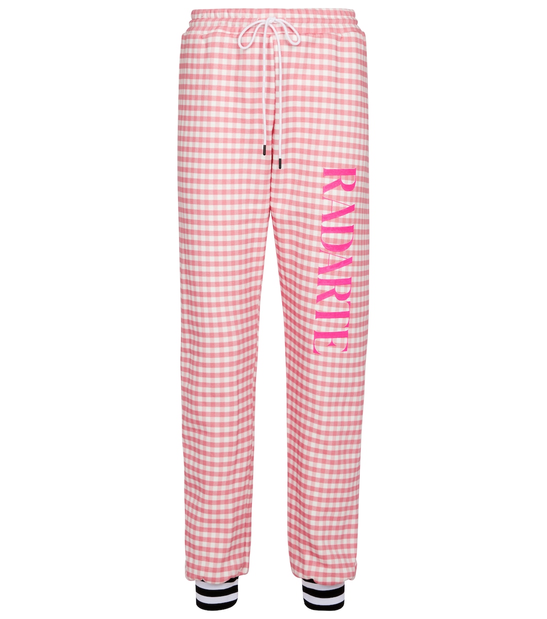 Gingham cotton-blend sweatpants | Rodarte