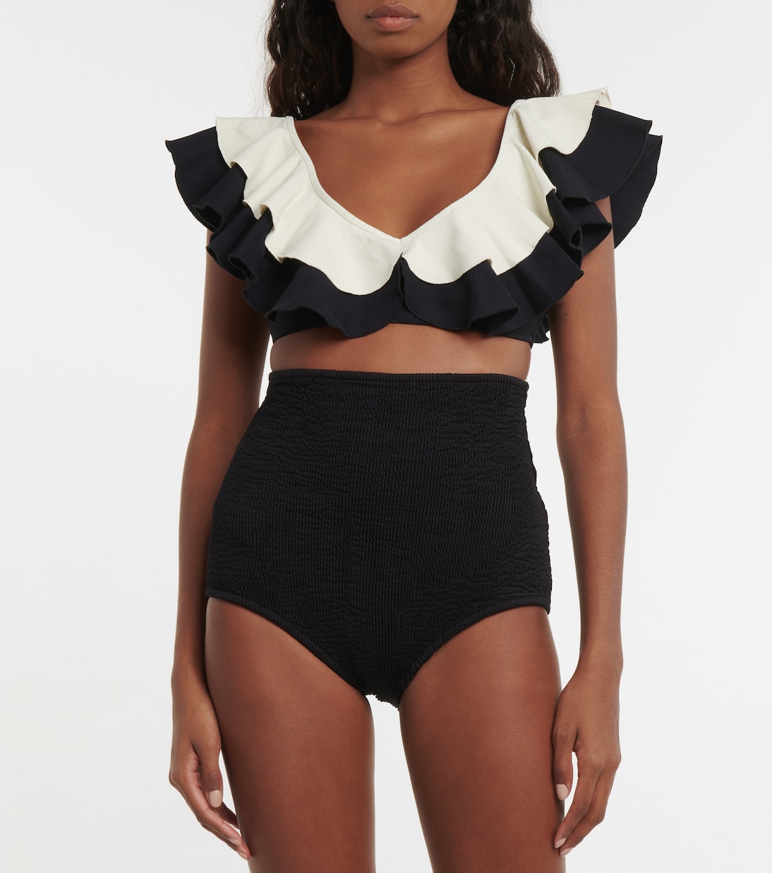 Ruffle-trimmed bikini top | Giambattista Valli