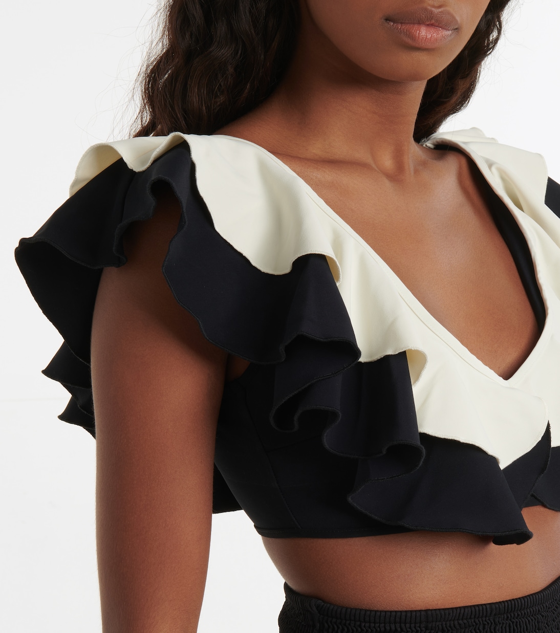 Ruffle-trimmed bikini top | Giambattista Valli