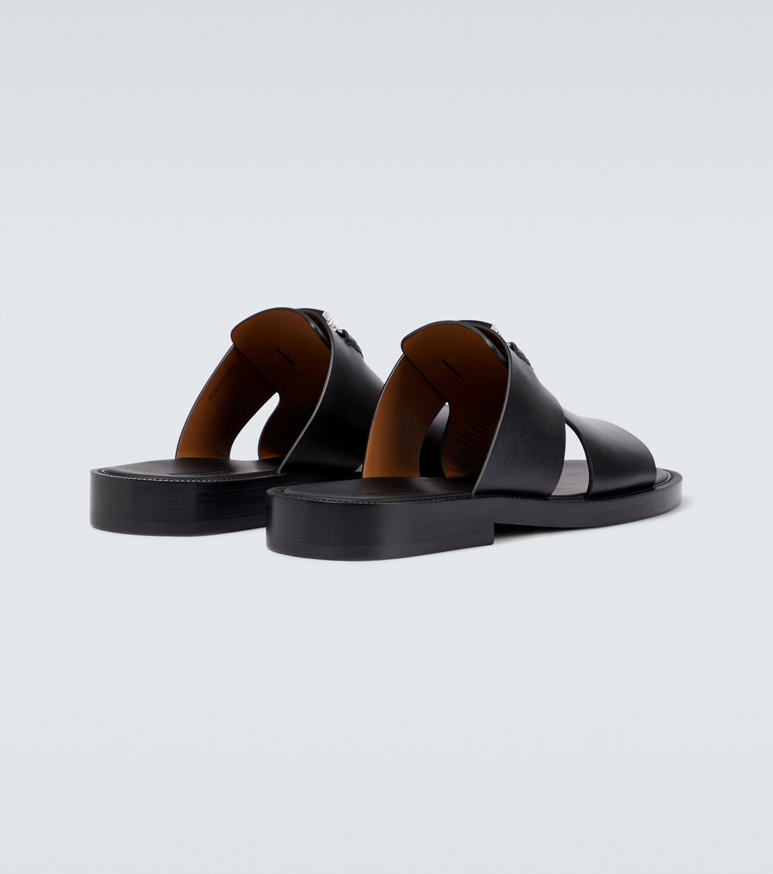 Leather sandals in black - Burberry | Mytheresa