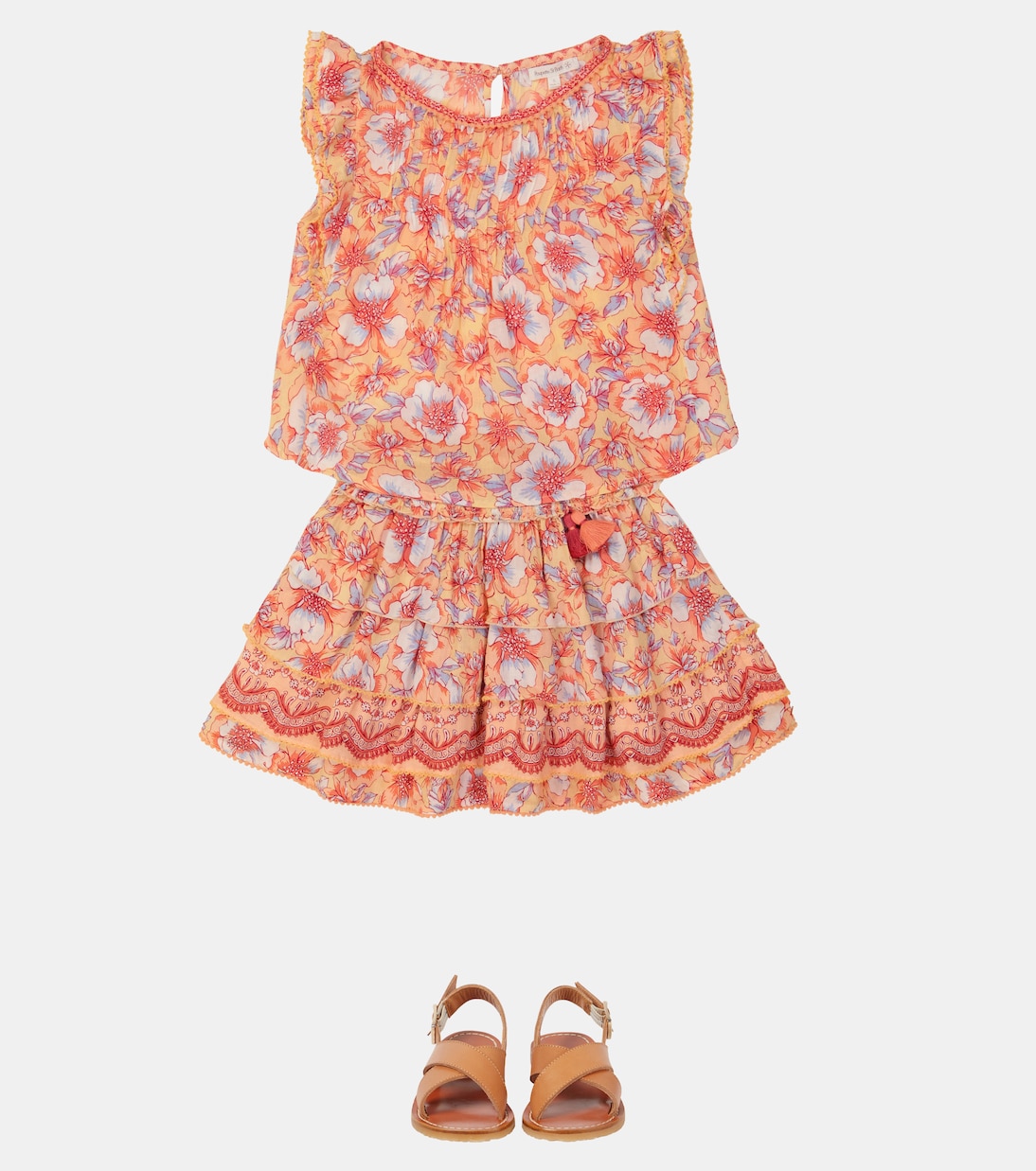 Bedrucktes Top Amber | Poupette St Barth Kids