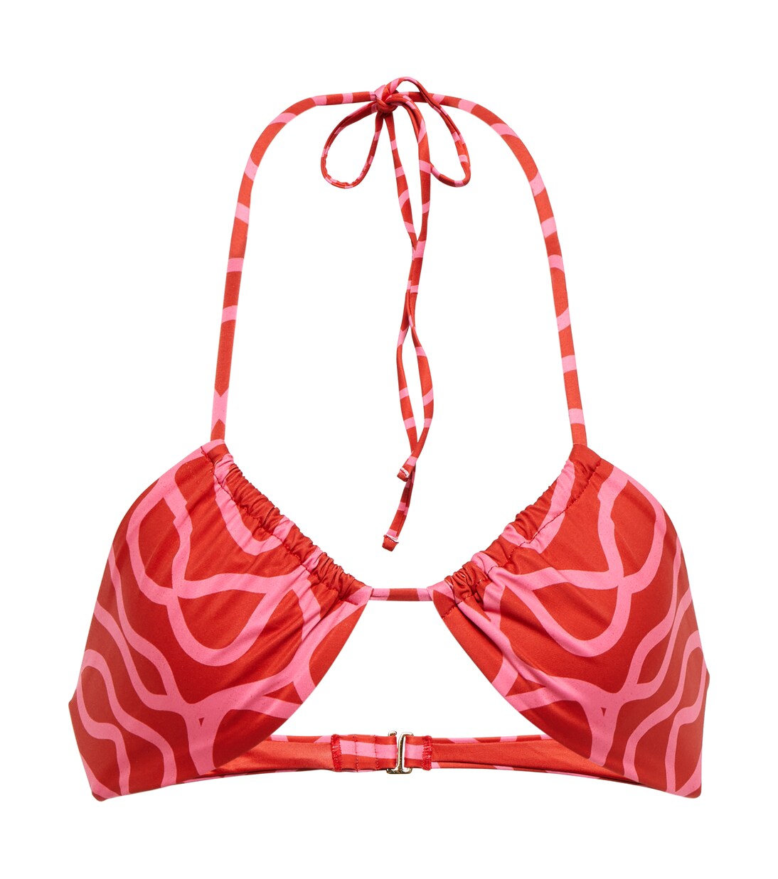 Candela printed bikini top | Agua by Agua Bendita