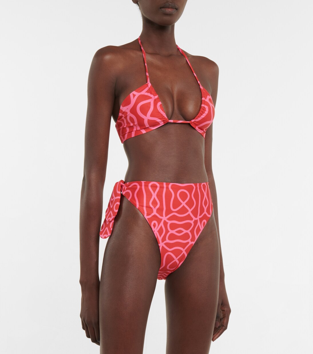 Candela printed bikini top | Agua by Agua Bendita