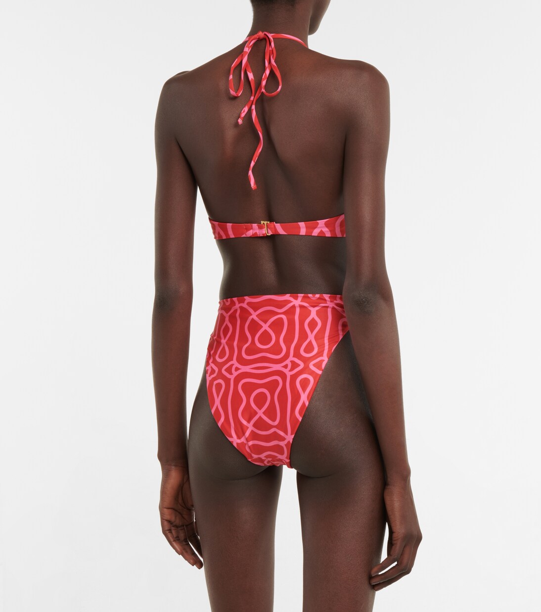 Candela printed bikini top | Agua by Agua Bendita