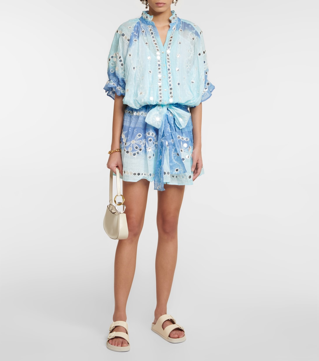 Robe en coton à ornements | Juliet Dunn