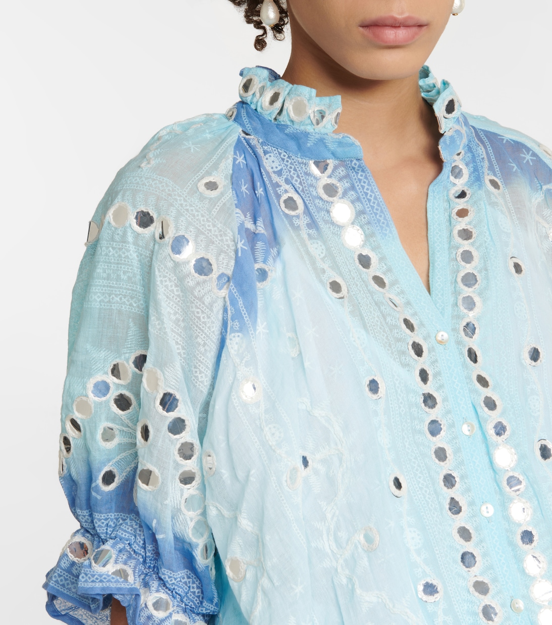 Robe en coton à ornements | Juliet Dunn