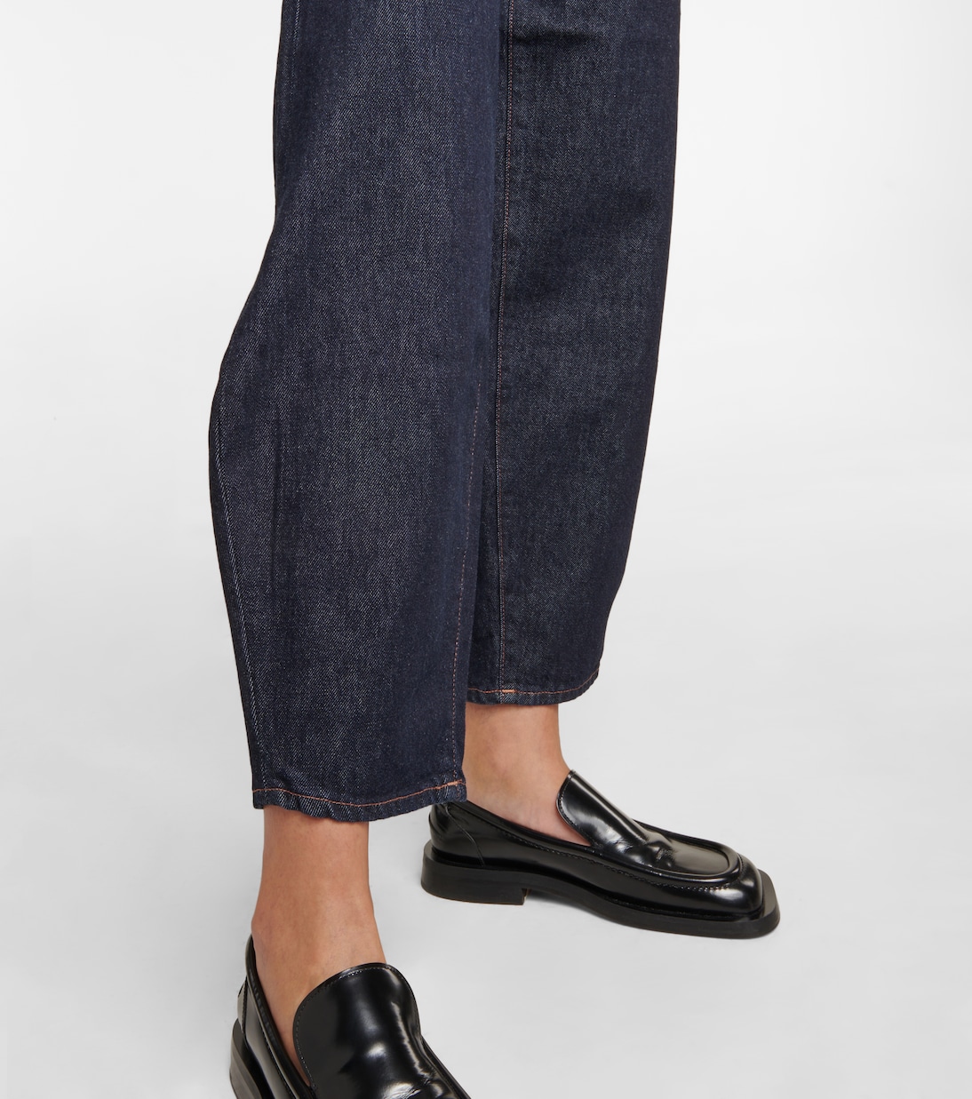 Jeans anchos de tiro alto | Toteme