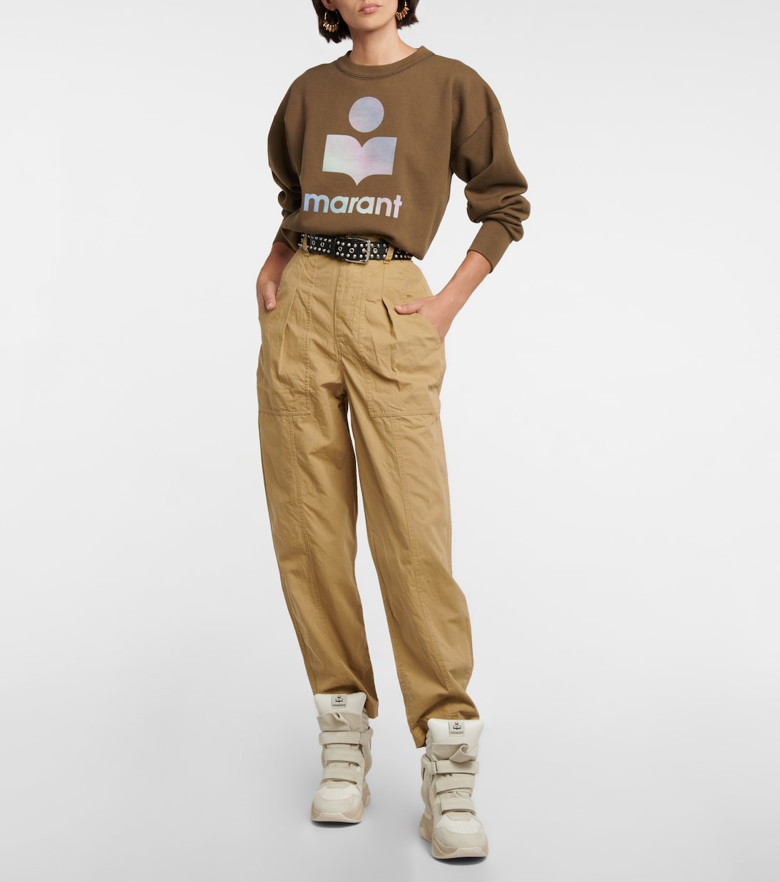Kiana cotton tapered pants | Marant Etoile