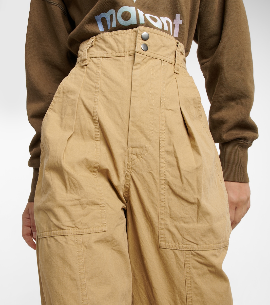 Kiana cotton tapered pants | Marant Etoile