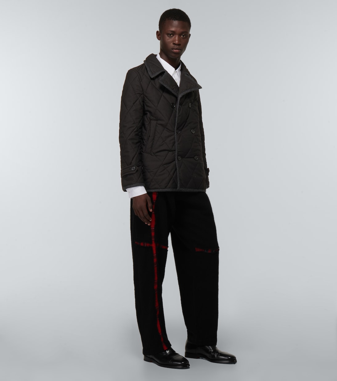 Chaqueta acolchada con cierre cruzado | Comme des Garçons Shirt