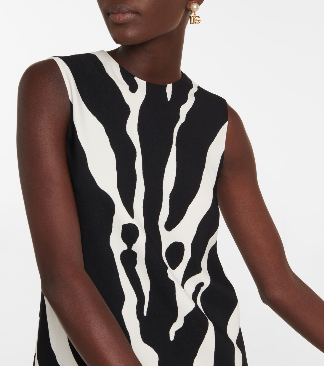 Zebra-print minidress | Dolce&Gabbana