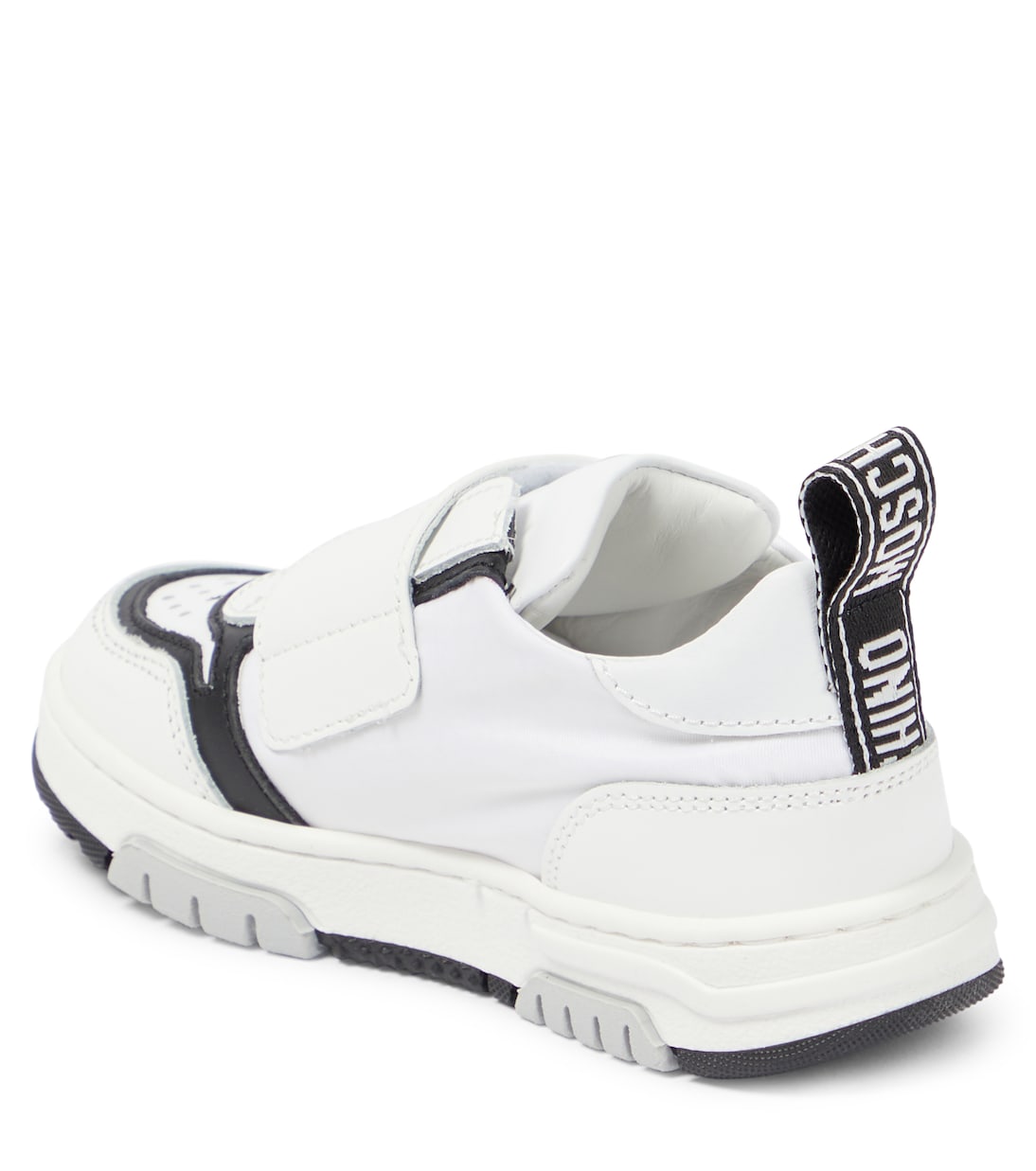 Sneakers in pelle con logo | Moschino Kids