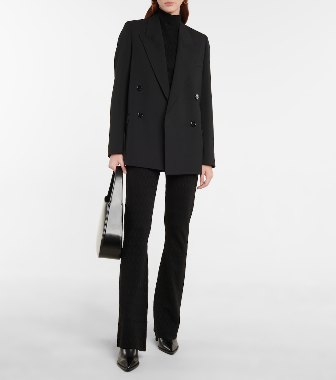 Sleek Graphics jacquard turtleneck top | Dorothee Schumacher