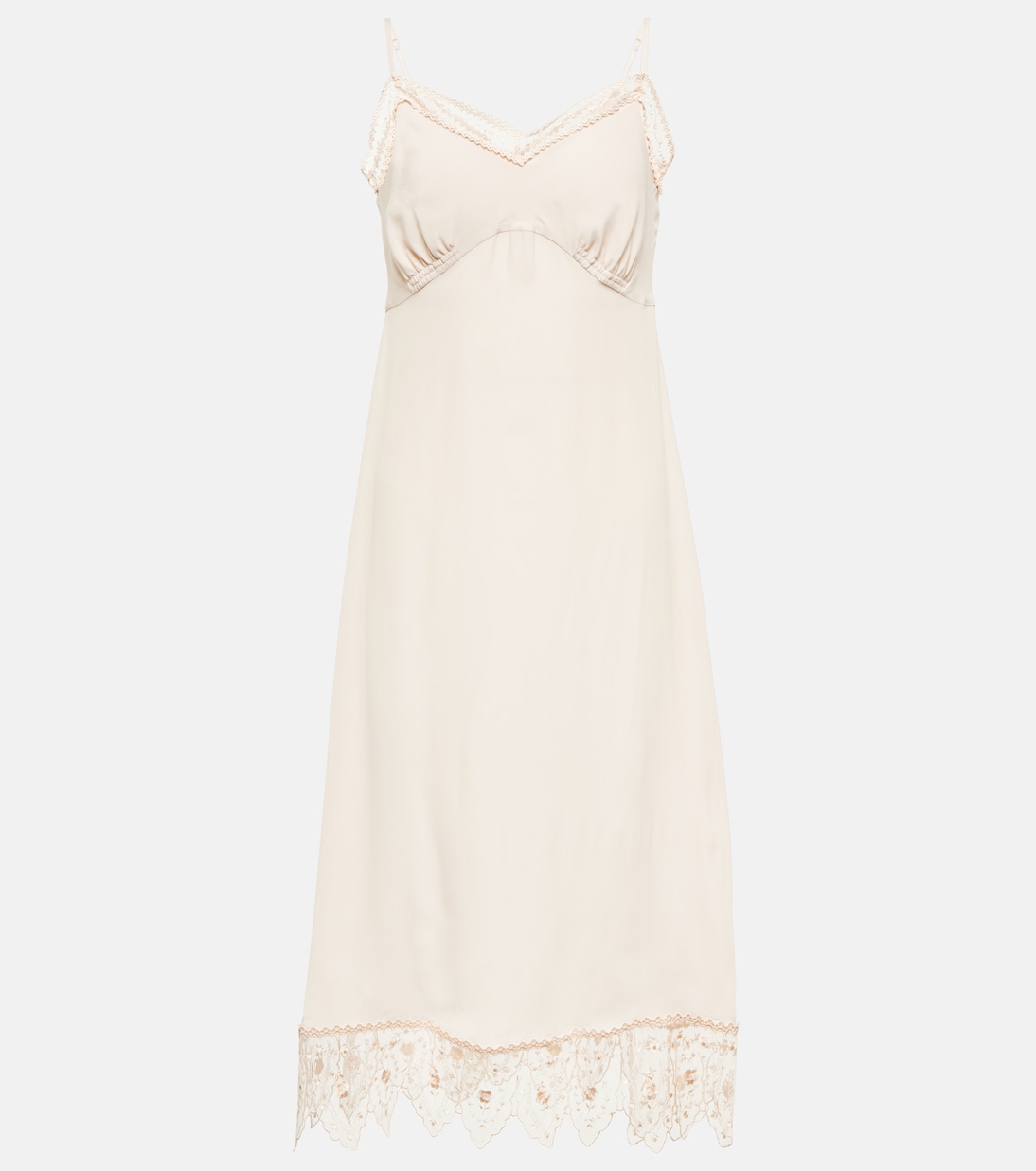 Lace-trimmed midi dress | Simone Rocha