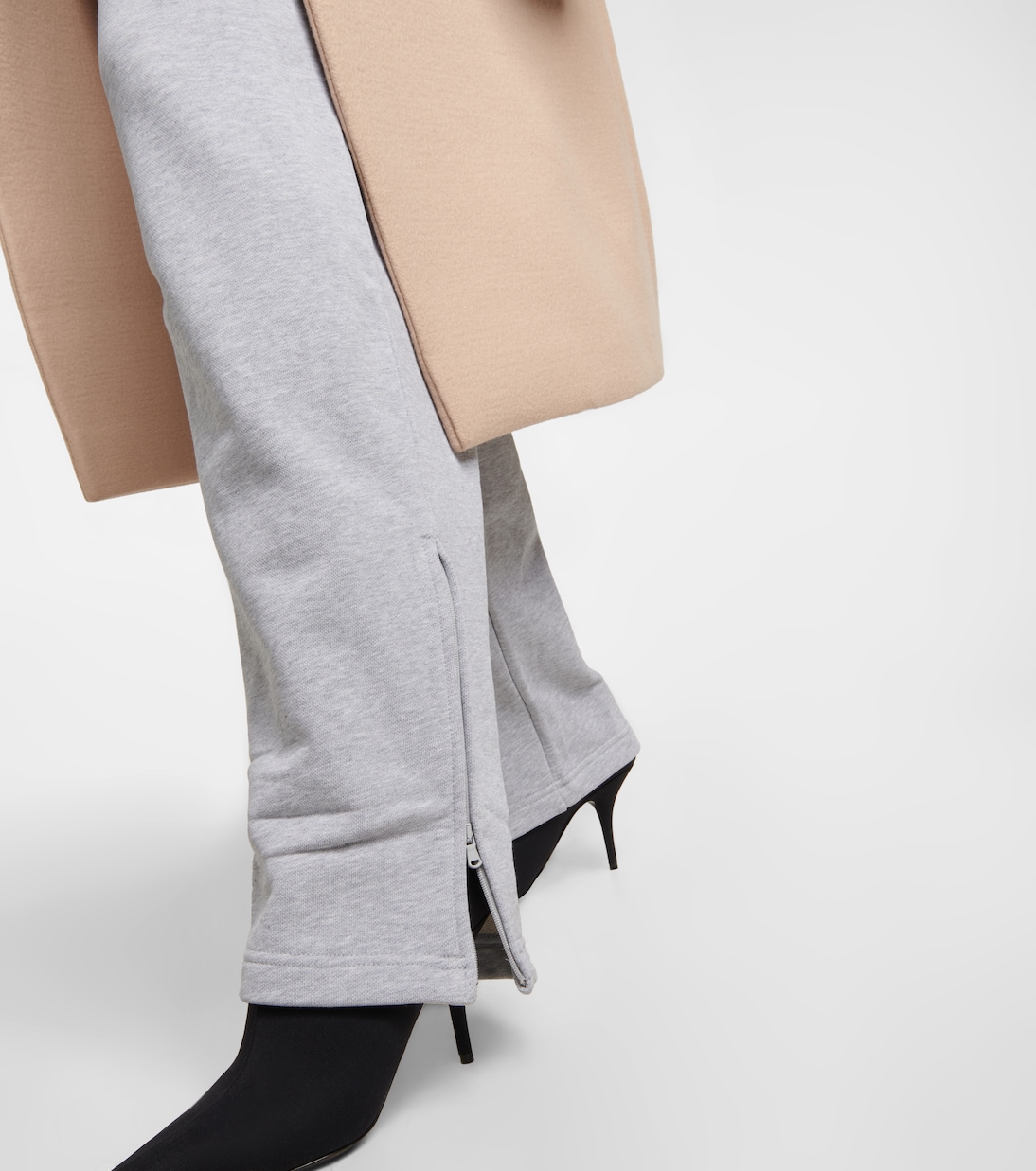 x Hailey Bieber wide-leg cotton sweatpants | Wardrobe.NYC