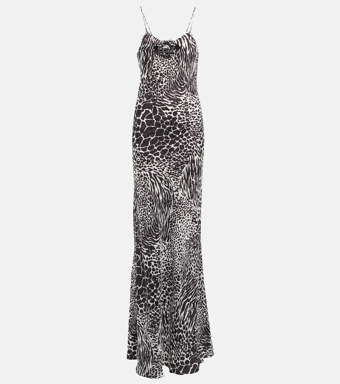 Zebra-print silk jacquard gown | Rodarte