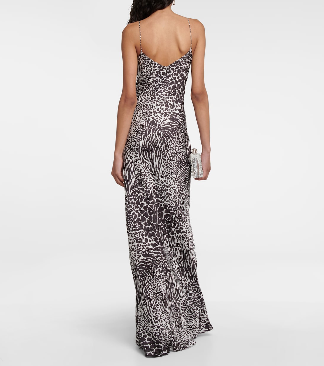 Zebra-print silk jacquard gown | Rodarte
