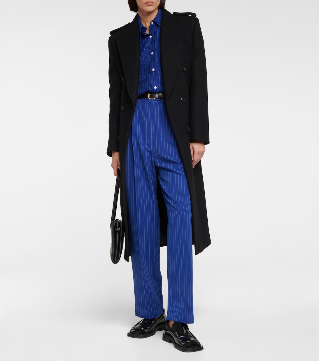 Pantaloni regular Bea a righe | The Frankie Shop